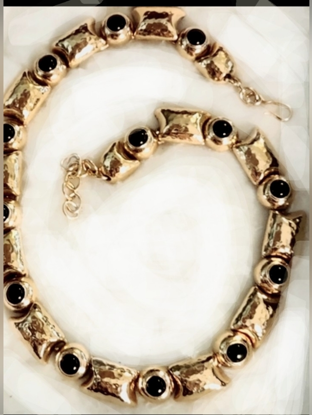 Monet Gold & Black Necklace